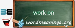 WordMeaning blackboard for work on